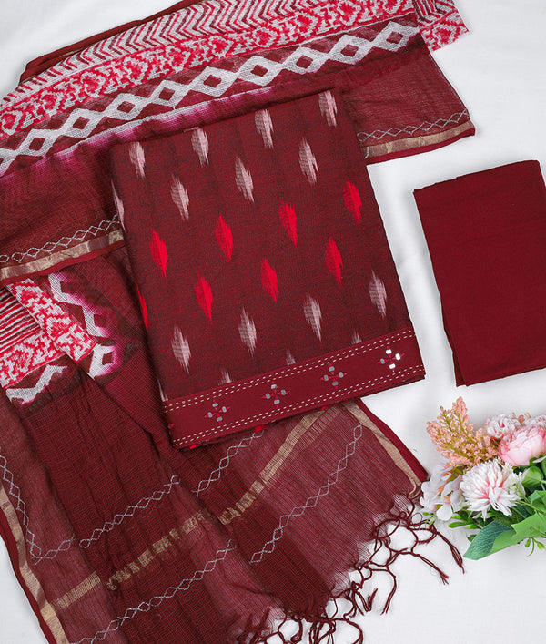 Pure handloom cotton with Kota dupatta