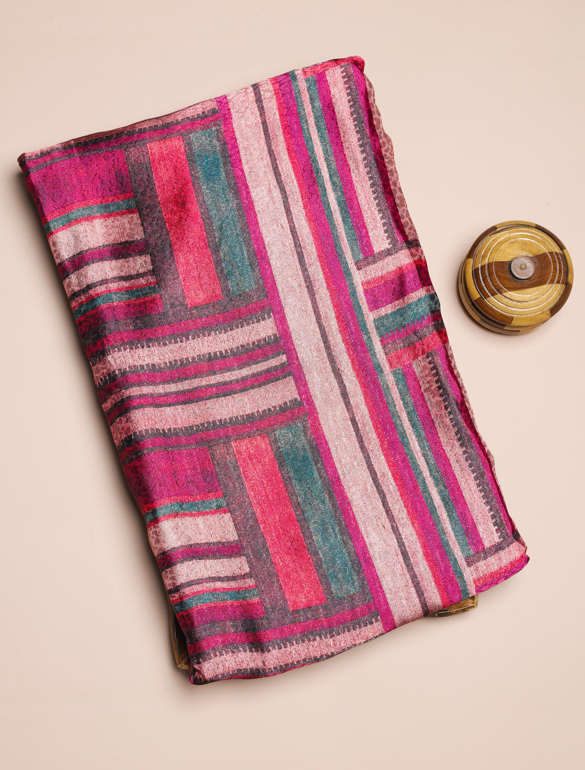 CREPE VISCOSE JACQUARD DIGITAL PRINTED FABRIC