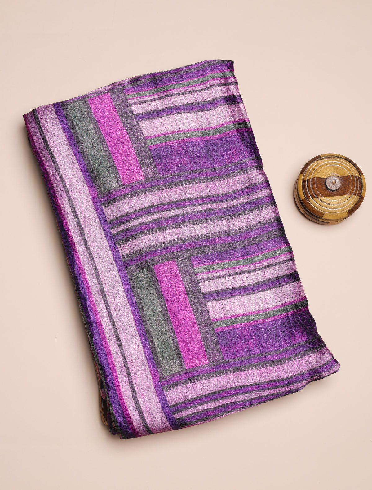 CREPE VISCOSE JACQUARD DIGITAL PRINTED FABRIC
