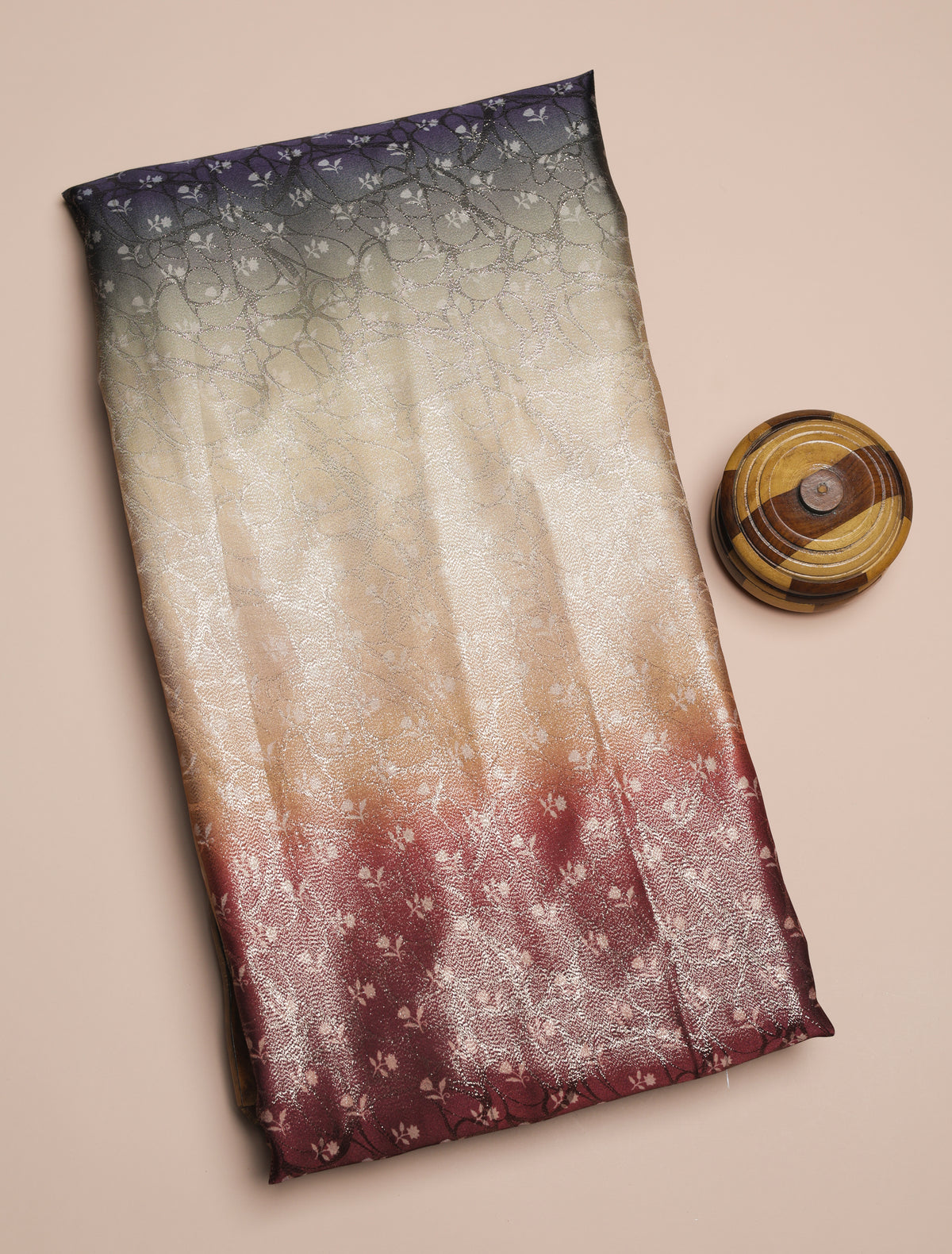 PREMIUM PURE DIOR SILK PRINTED FABRIC - PRE-CUT 4 MTRS PIECE