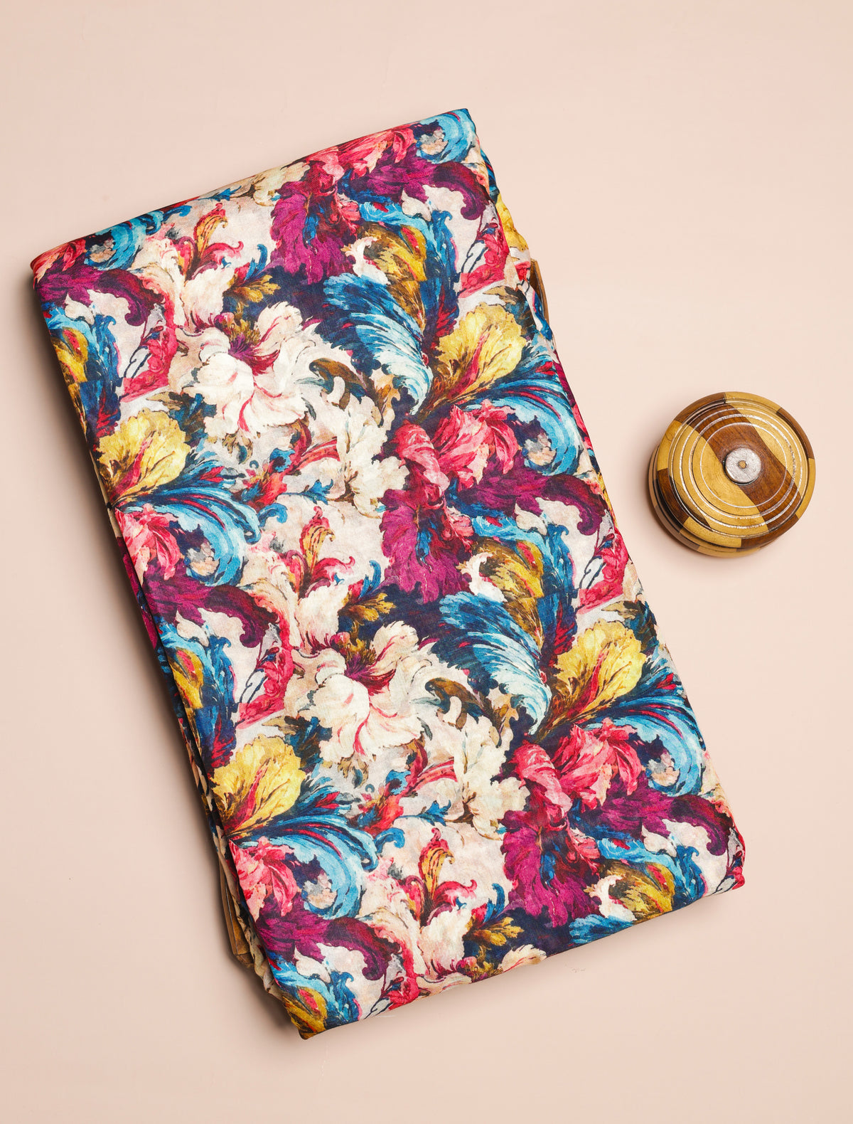 PURE COTTON SILK PRINTED FABRIC