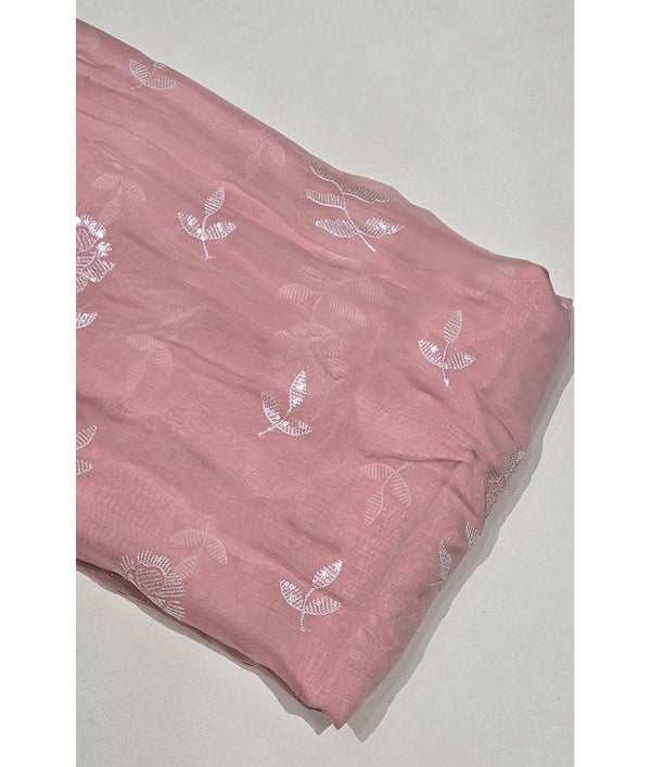 Organza Embroidered Fabric