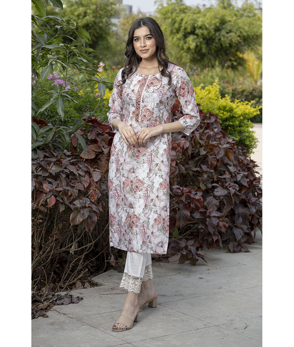 COTTON LINEN KURTI