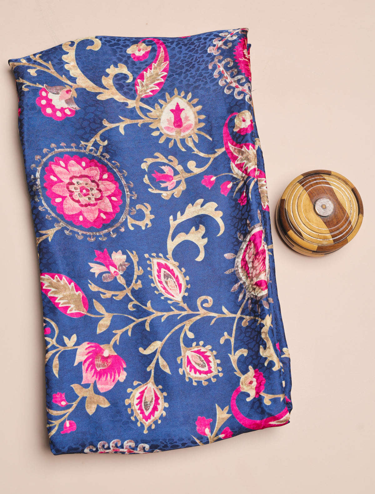 BEMBERG CHIFFON PRINTED FABRIC - PRE-CUT 4 MTRS PIECE