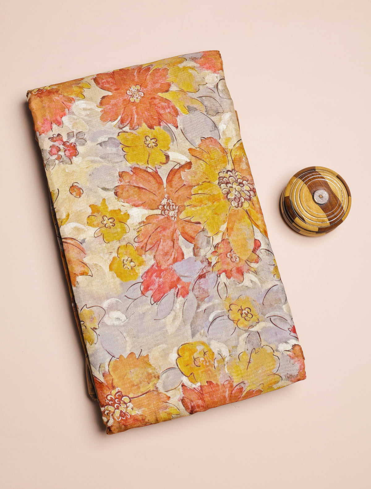 PURE COTTON SILK PRINTED FABRIC