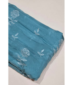 Organza Embroidered Fabric