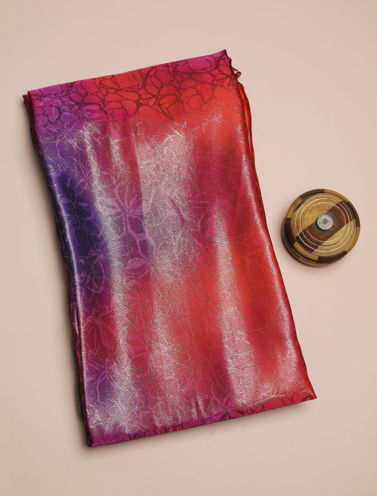 PREMIUM PURE DIOR SILK PRINTED FABRIC - PRE-CUT 4 MTRS PIECE