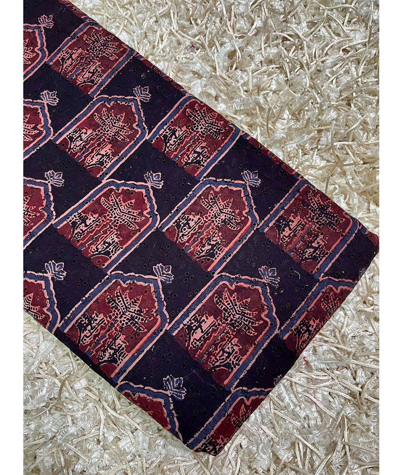 Ajrakh hakoba fabric