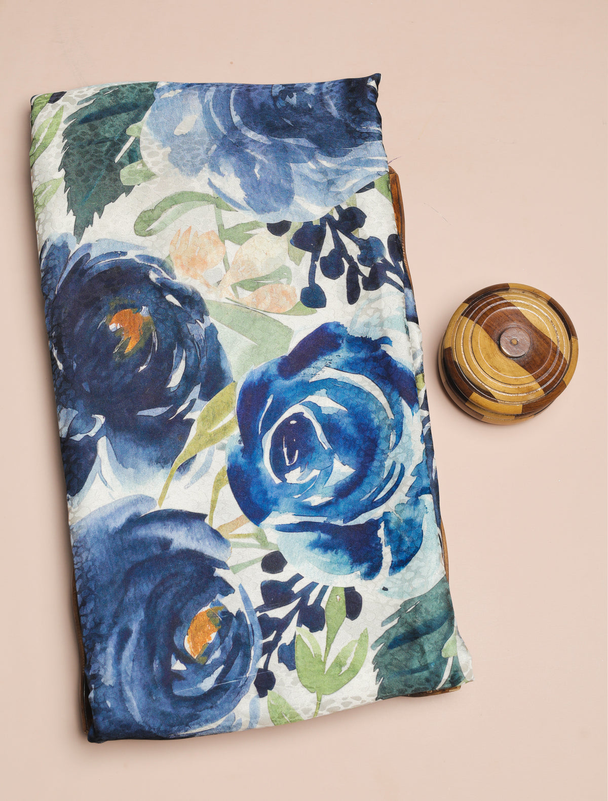 BEMBERG CHIFFON PRINTED FABRIC - PRE-CUT 4 MTRS PIECE