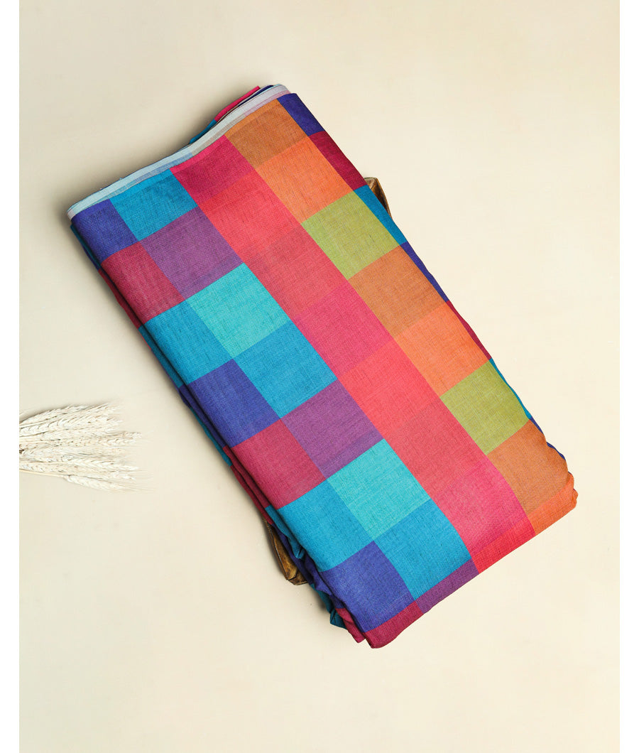 RAJWADI LINEN DIGITAL PRINTED FABRIC