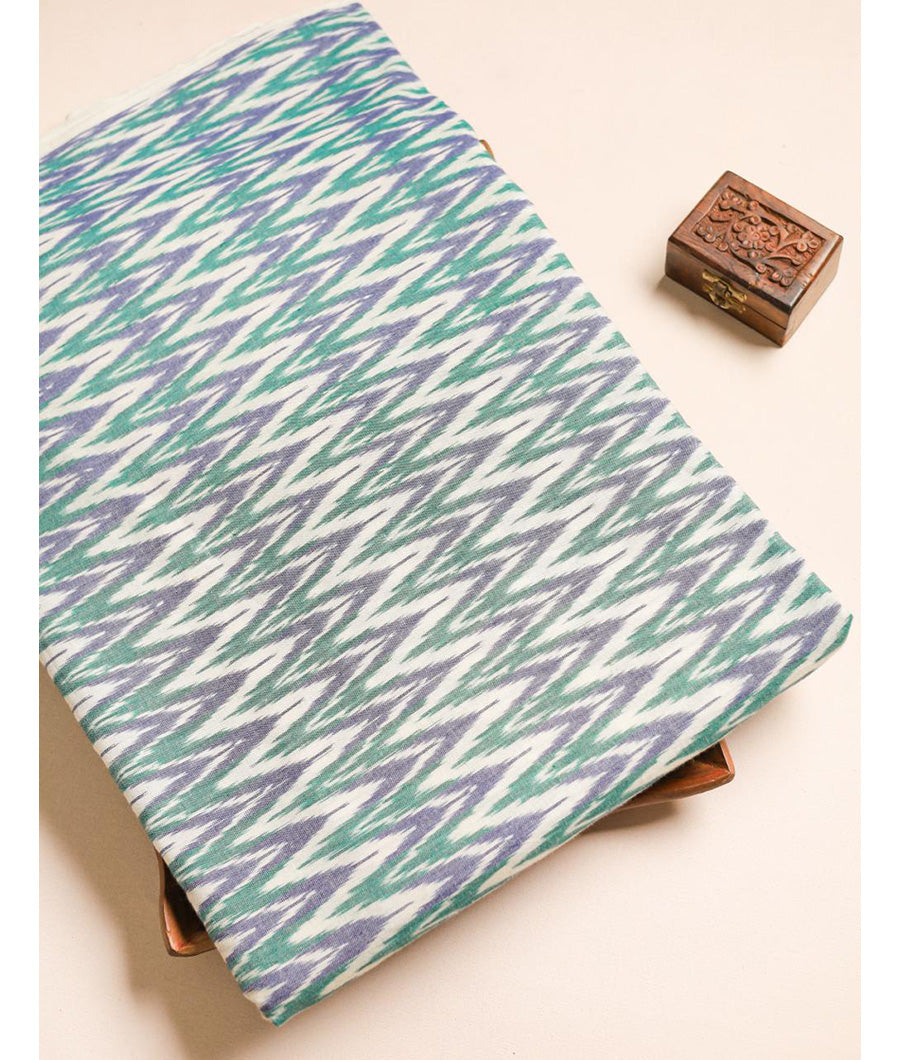 Mercerised Cotton Ikat Fabric