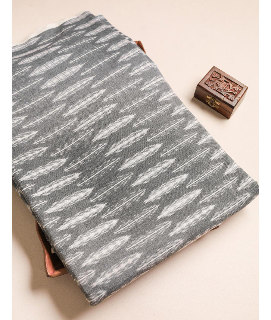 Mercerised Cotton Ikat Fabric