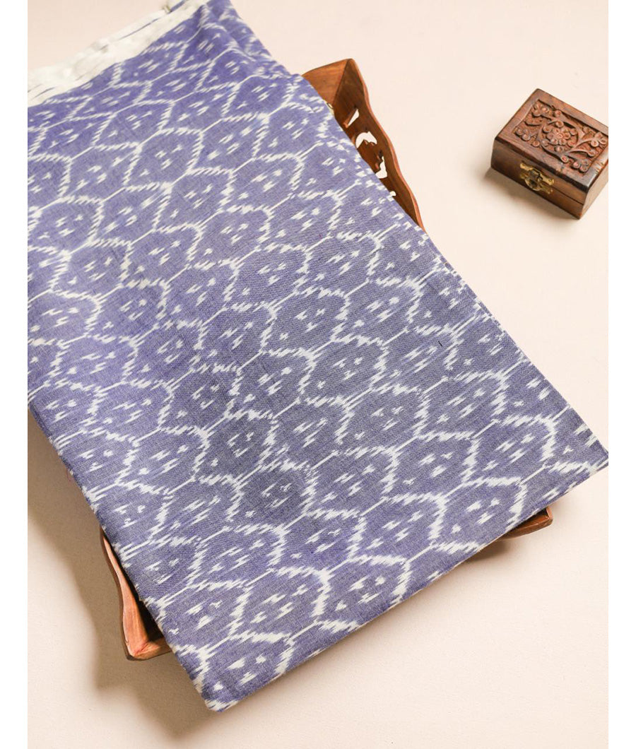 Mercerised Cotton Ikat Fabric