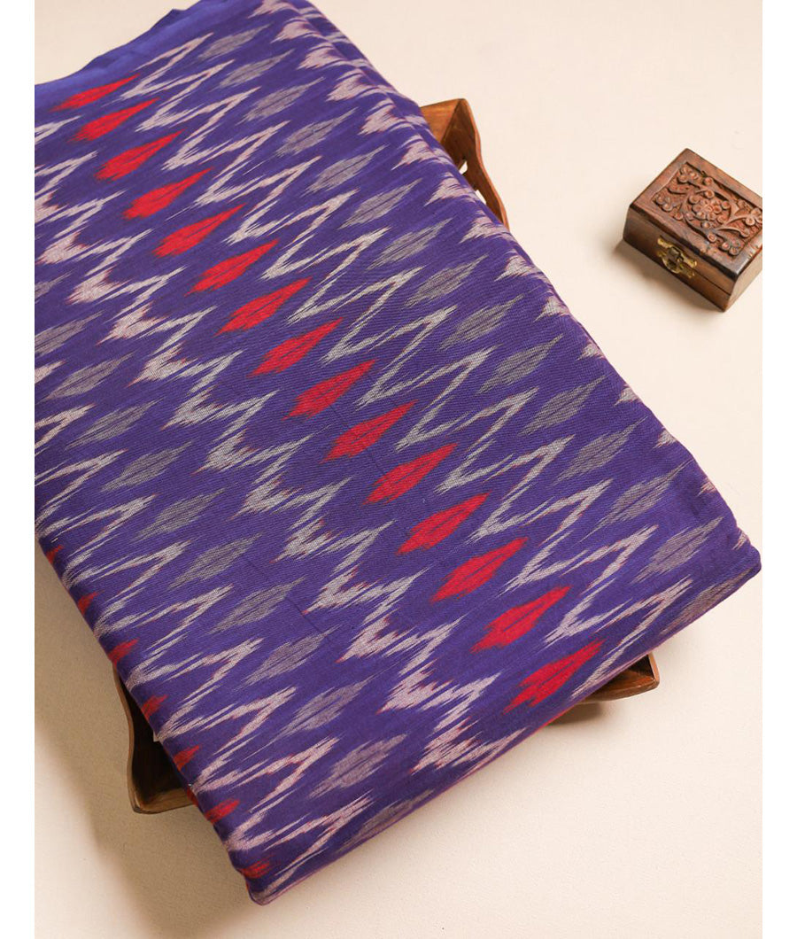 Mercerised Cotton Ikat Fabric