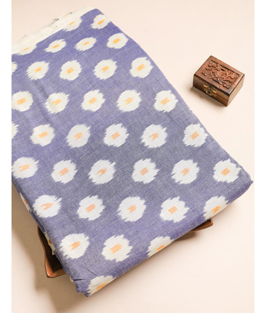 Mercerised Cotton Ikat Fabric