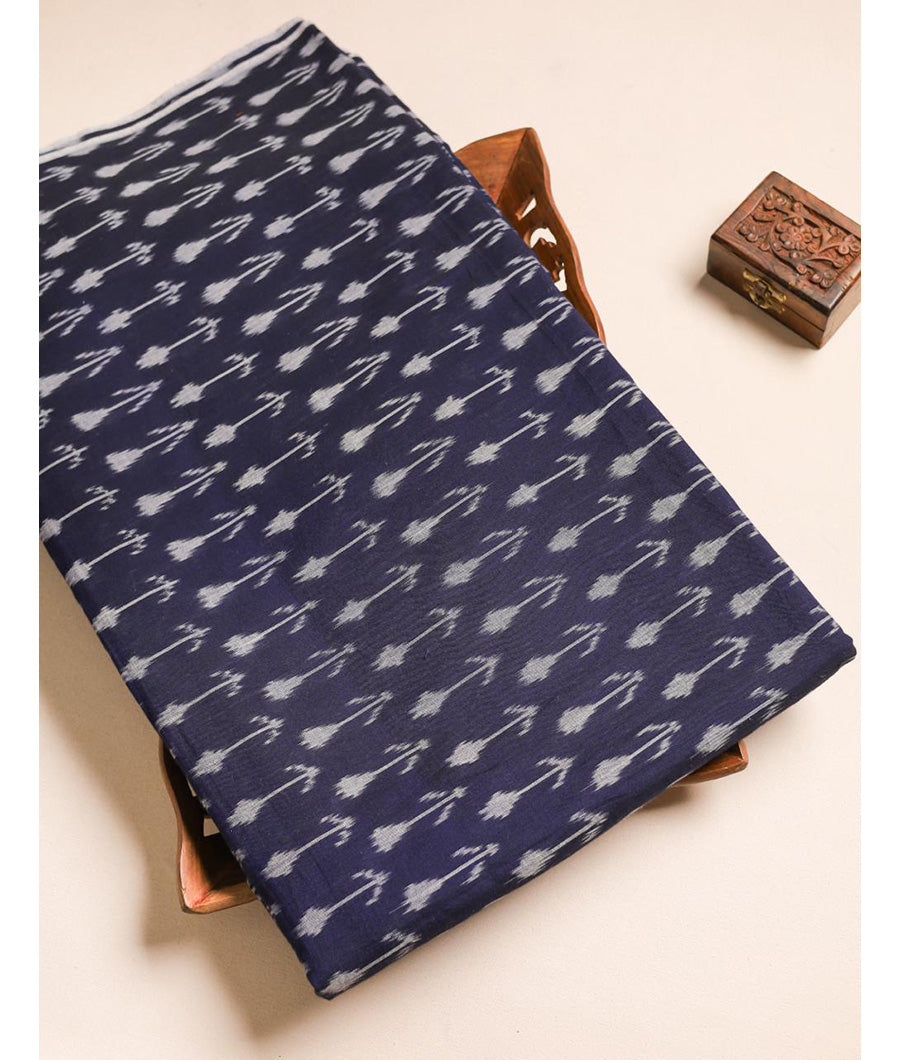 Mercerised Cotton Ikat Fabric