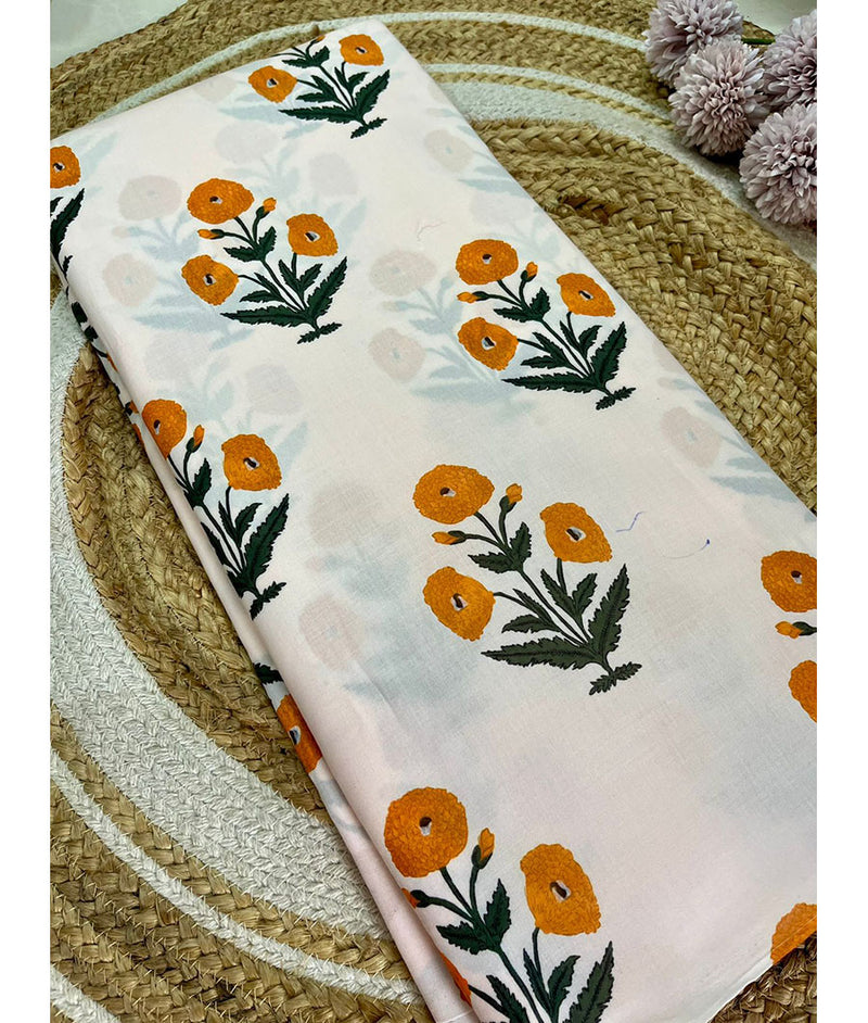 rayon cotton printed fabric