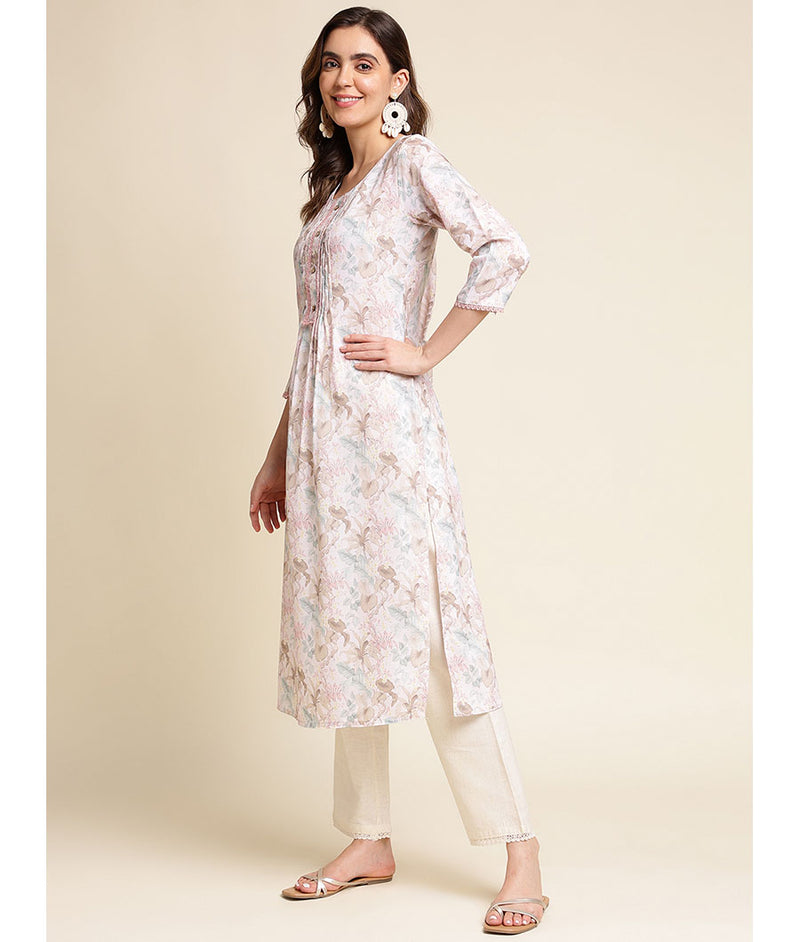 COTTON LINEN KURTI