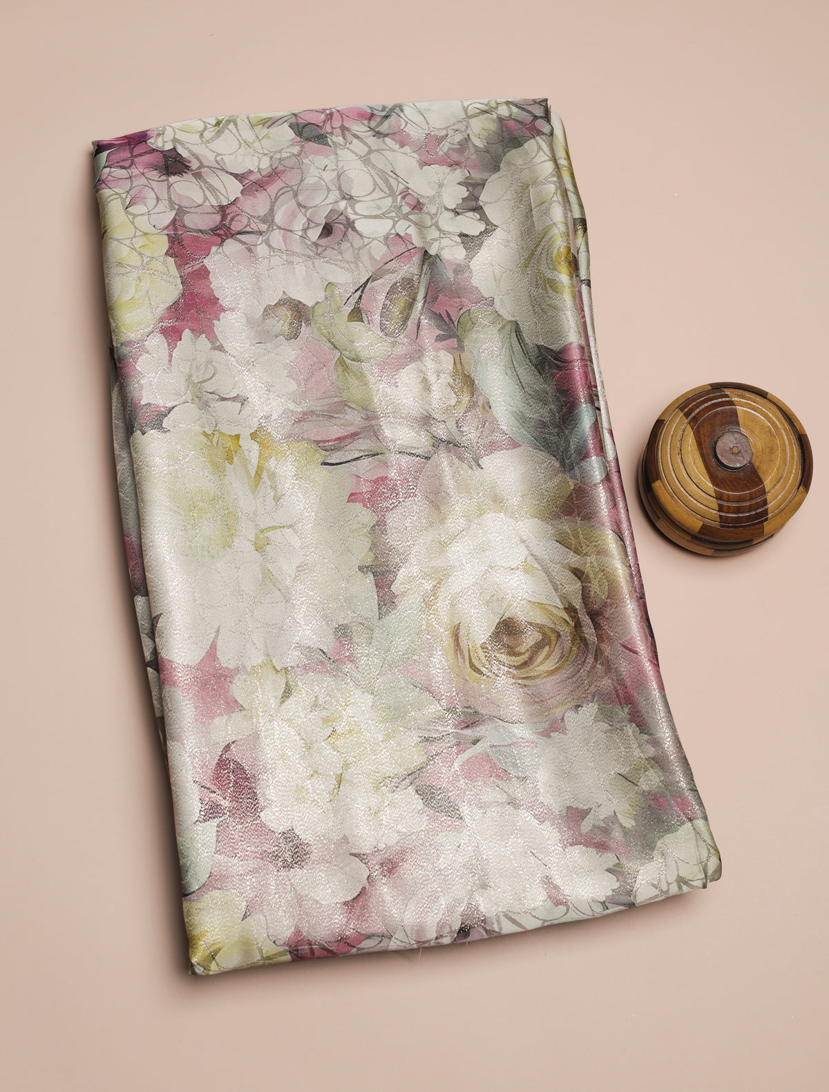 PREMIUM PURE DIOR SILK PRINTED FABRIC - PRE-CUT 4 MTRS PIECE