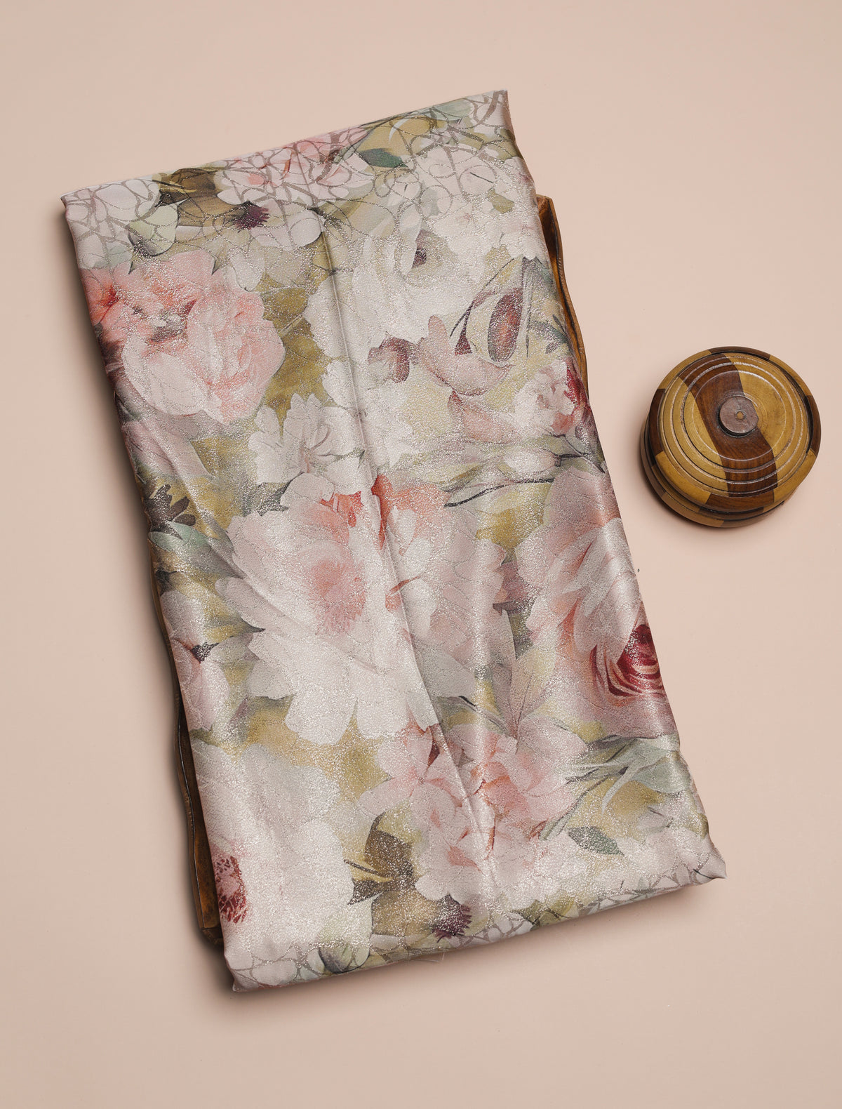 PREMIUM PURE DIOR SILK PRINTED FABRIC - PRE-CUT 4 MTRS PIECE