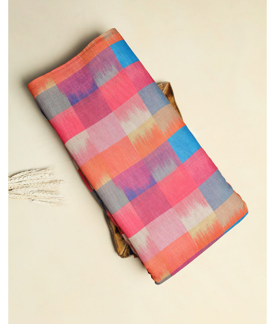 RAJWADI LINEN DIGITAL PRINTED FABRIC