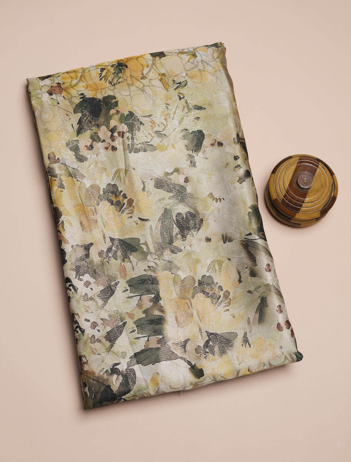 PREMIUM PURE DIOR SILK PRINTED FABRIC - PRE-CUT 4 MTRS PIECE