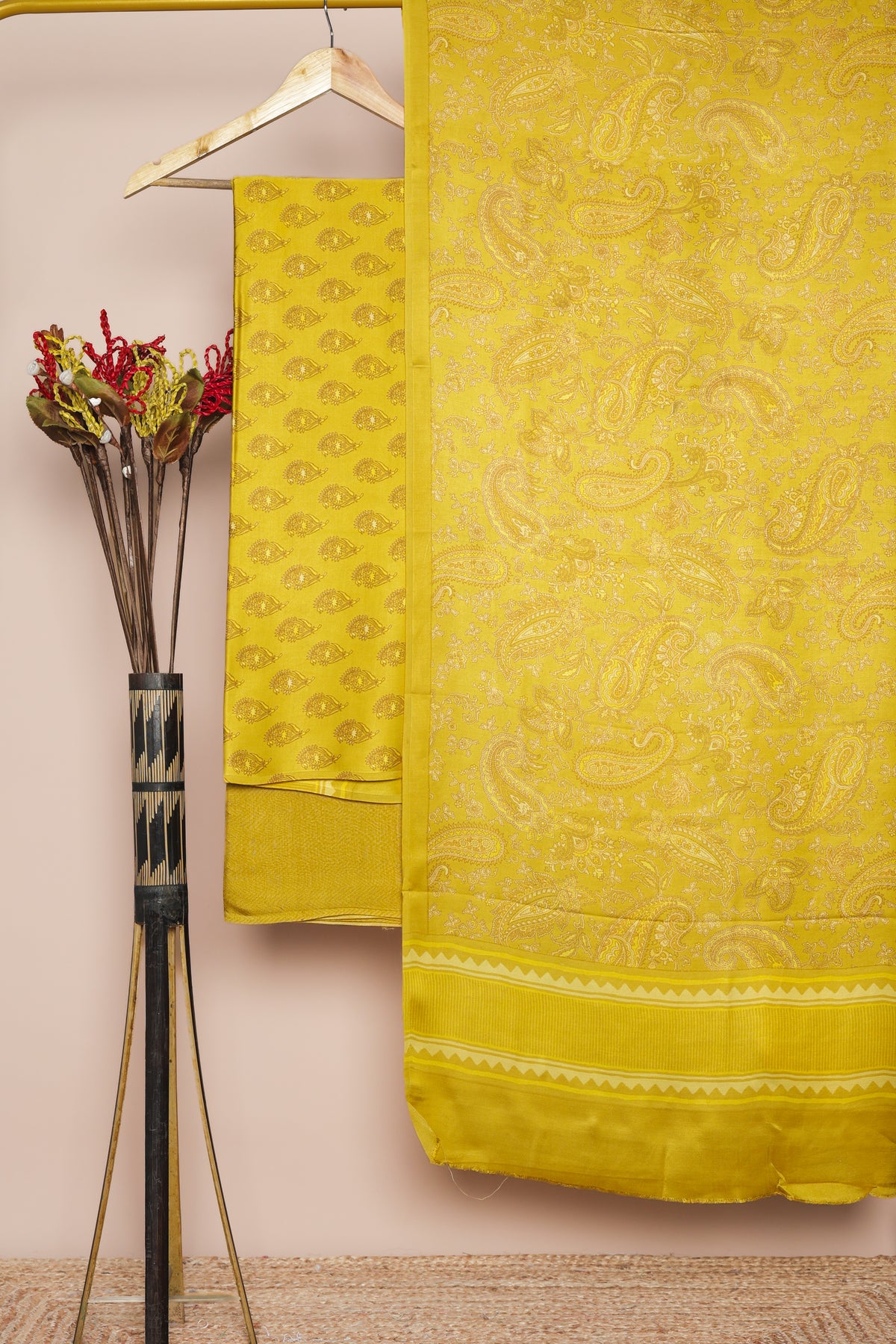 MODAL SILK PRINTED SUIT SET