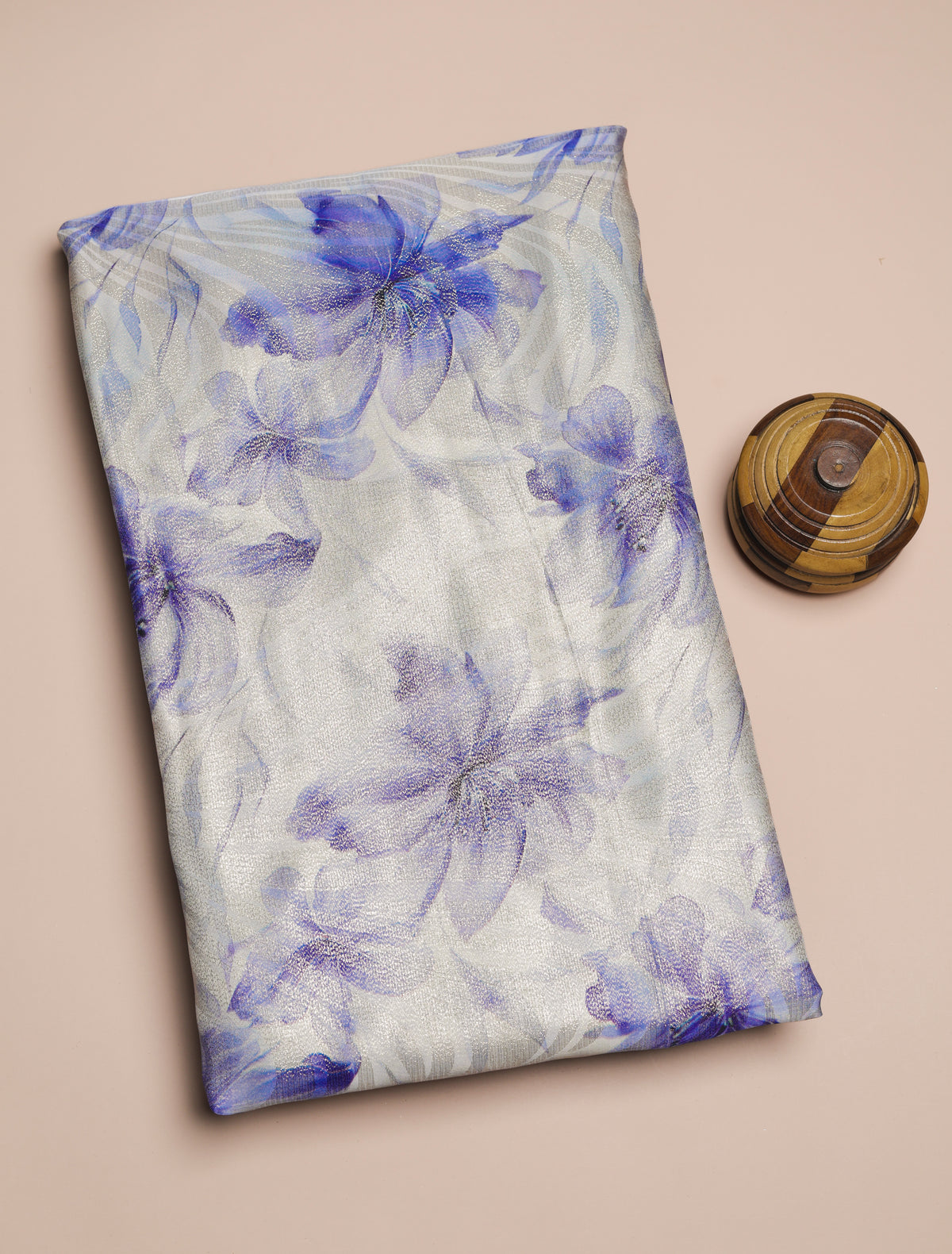 PREMIUM PURE DIOR SILK PRINTED FABRIC - PRE-CUT 4 MTRS PIECE