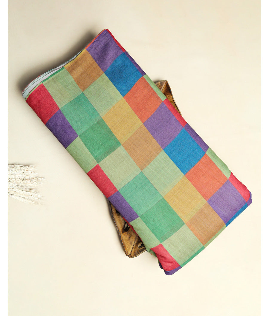 RAJWADI LINEN DIGITAL PRINTED FABRIC