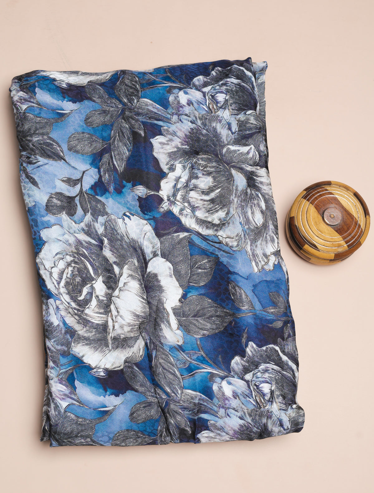 BEMBERG CHIFFON PRINTED FABRIC - PRE-CUT 4 MTRS PIECE