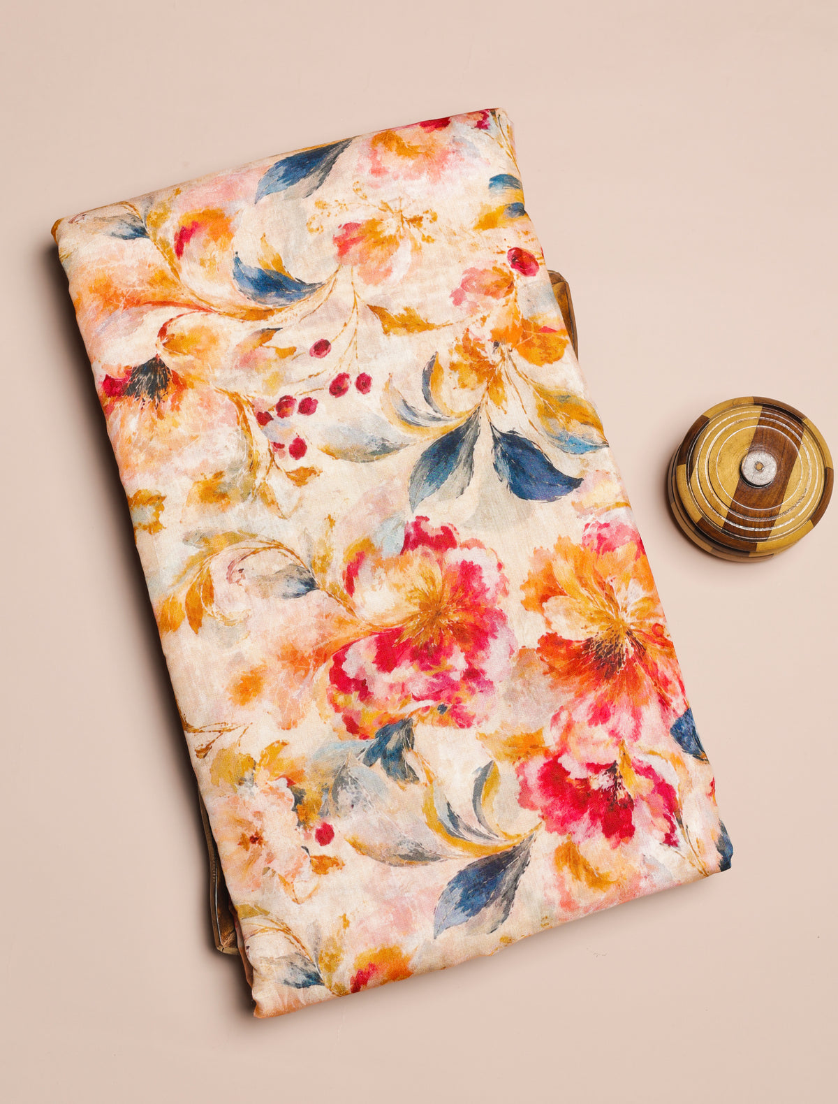 PURE COTTON SILK PRINTED FABRIC