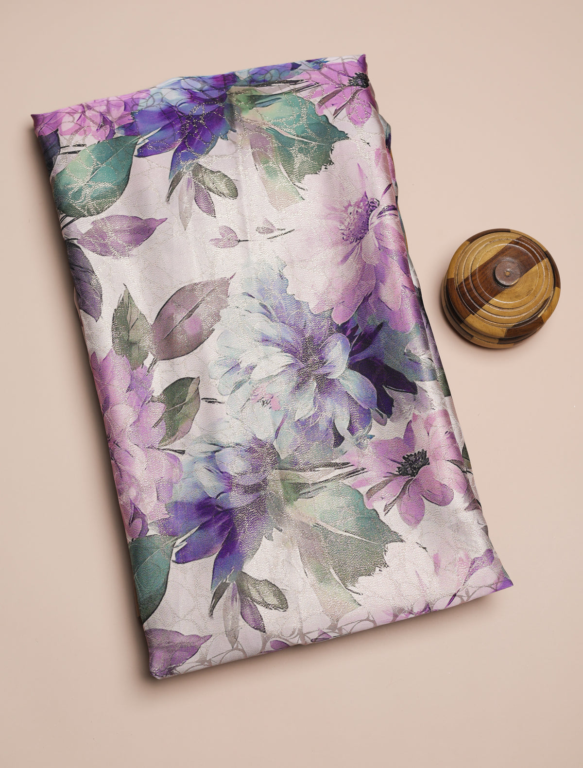 PREMIUM PURE DIOR SILK PRINTED FABRIC - PRE-CUT 4 MTRS PIECE
