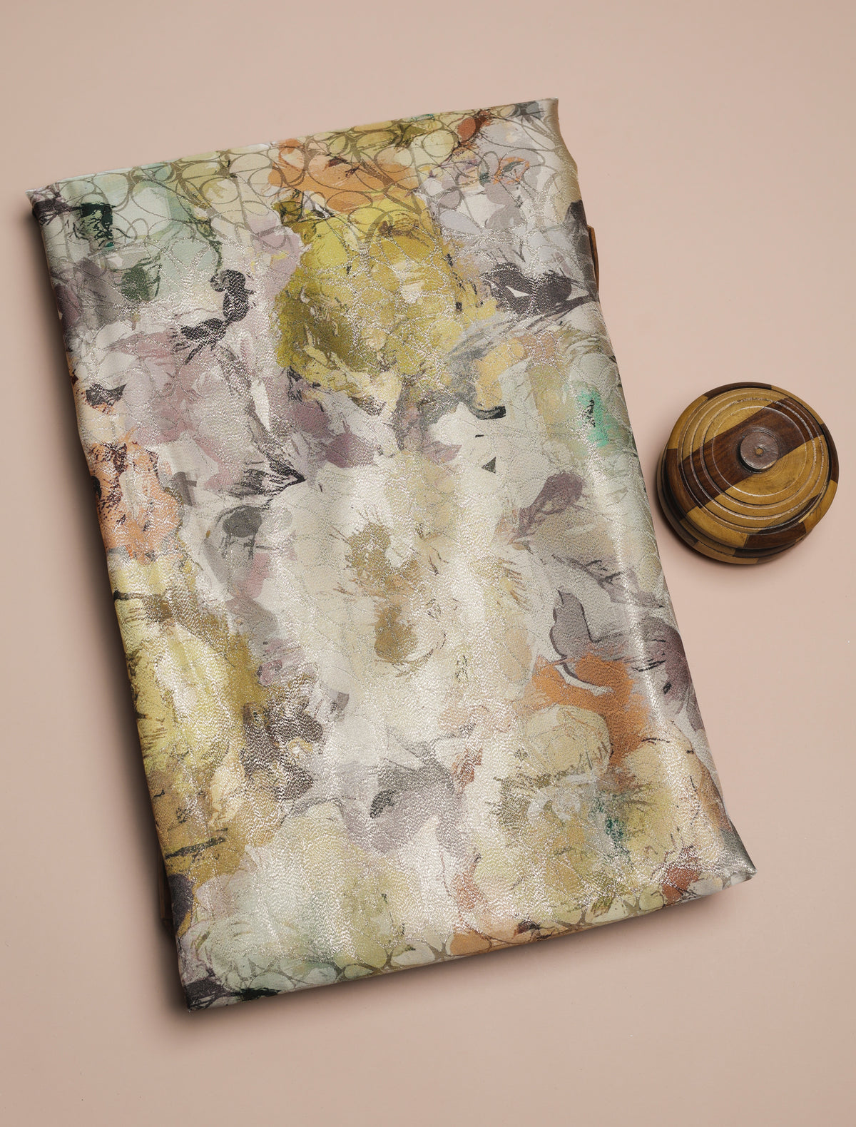 PREMIUM PURE DIOR SILK PRINTED FABRIC - PRE-CUT 4 MTRS PIECE