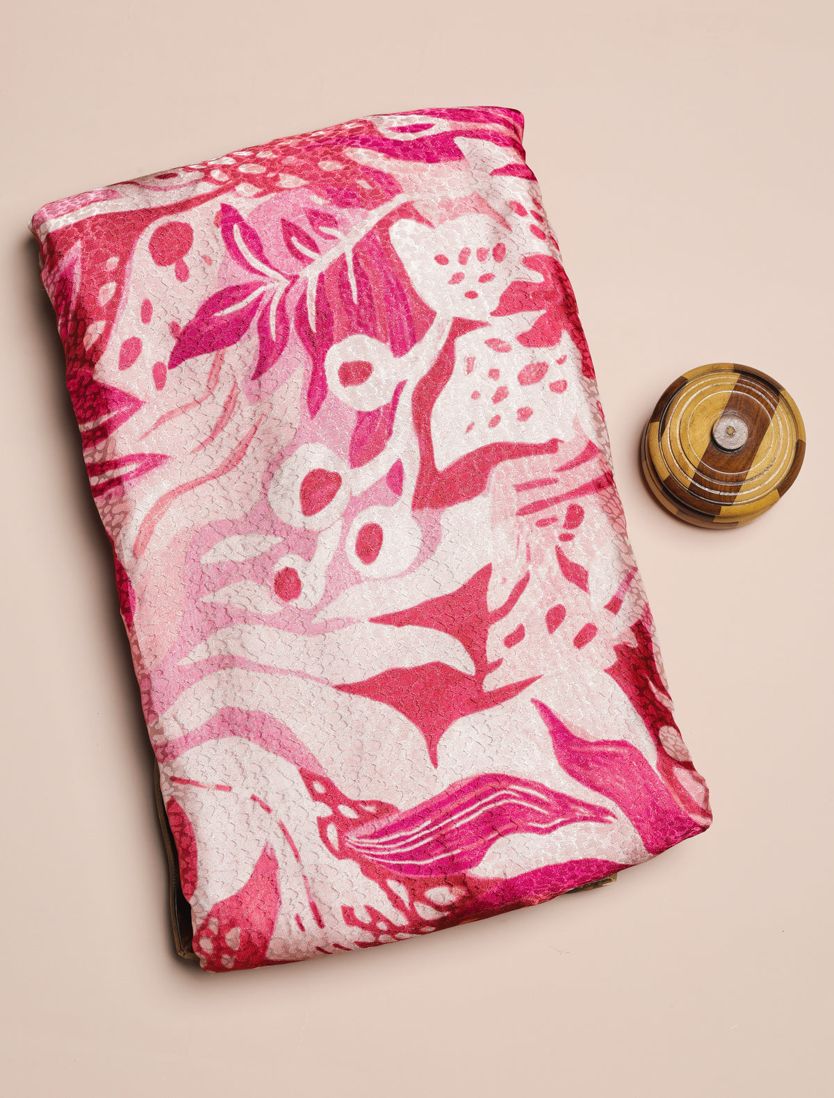 CREPE VISCOSE JACQUARD DIGITAL PRINTED FABRIC