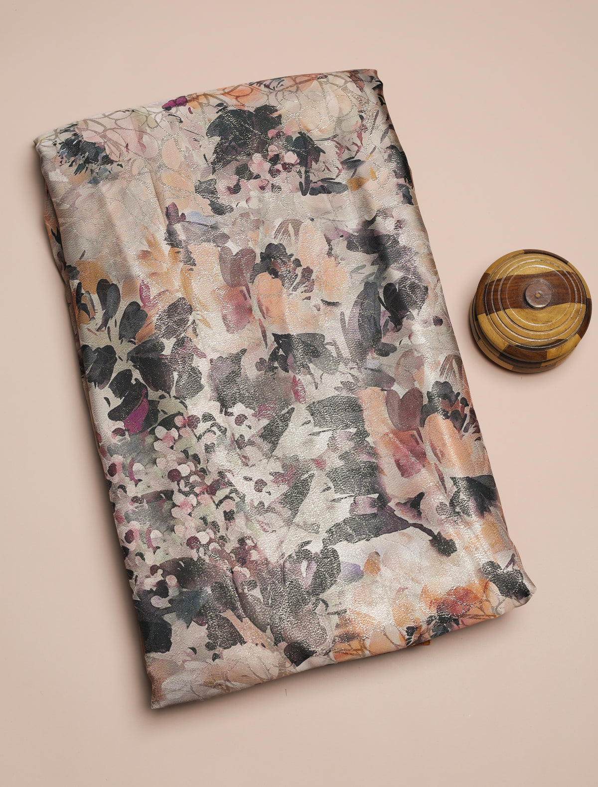 PREMIUM PURE DIOR SILK PRINTED FABRIC - PRE-CUT 4 MTRS PIECE