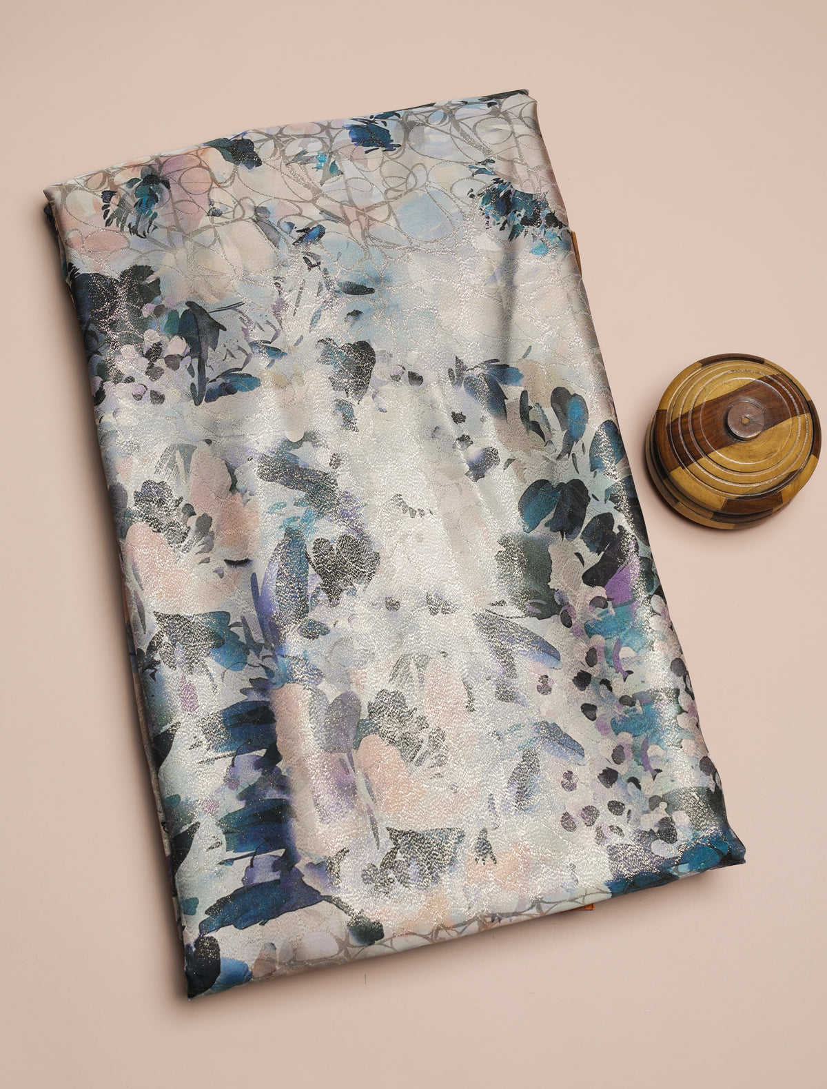PREMIUM PURE DIOR SILK PRINTED FABRIC - PRE-CUT 4 MTRS PIECE