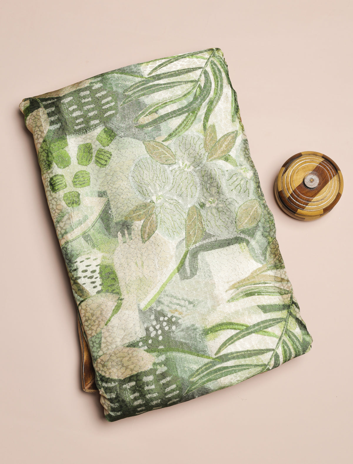 CREPE VISCOSE JACQUARD DIGITAL PRINTED FABRIC