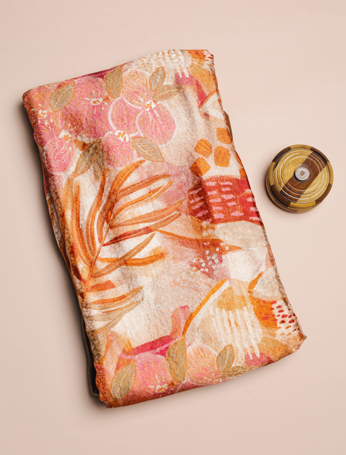CREPE VISCOSE JACQUARD DIGITAL PRINTED FABRIC