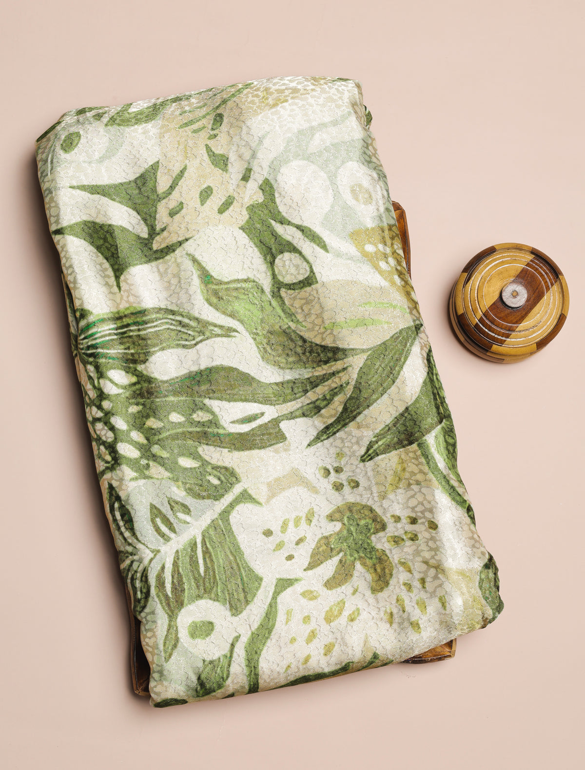 CREPE VISCOSE JACQUARD DIGITAL PRINTED FABRIC
