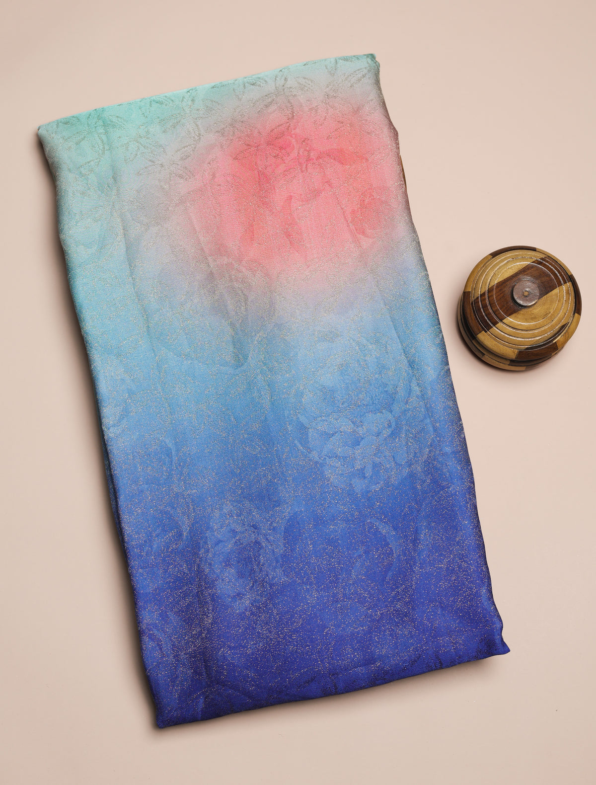 PREMIUM PURE DIOR SILK PRINTED FABRIC - PRE-CUT 4 MTRS PIECE