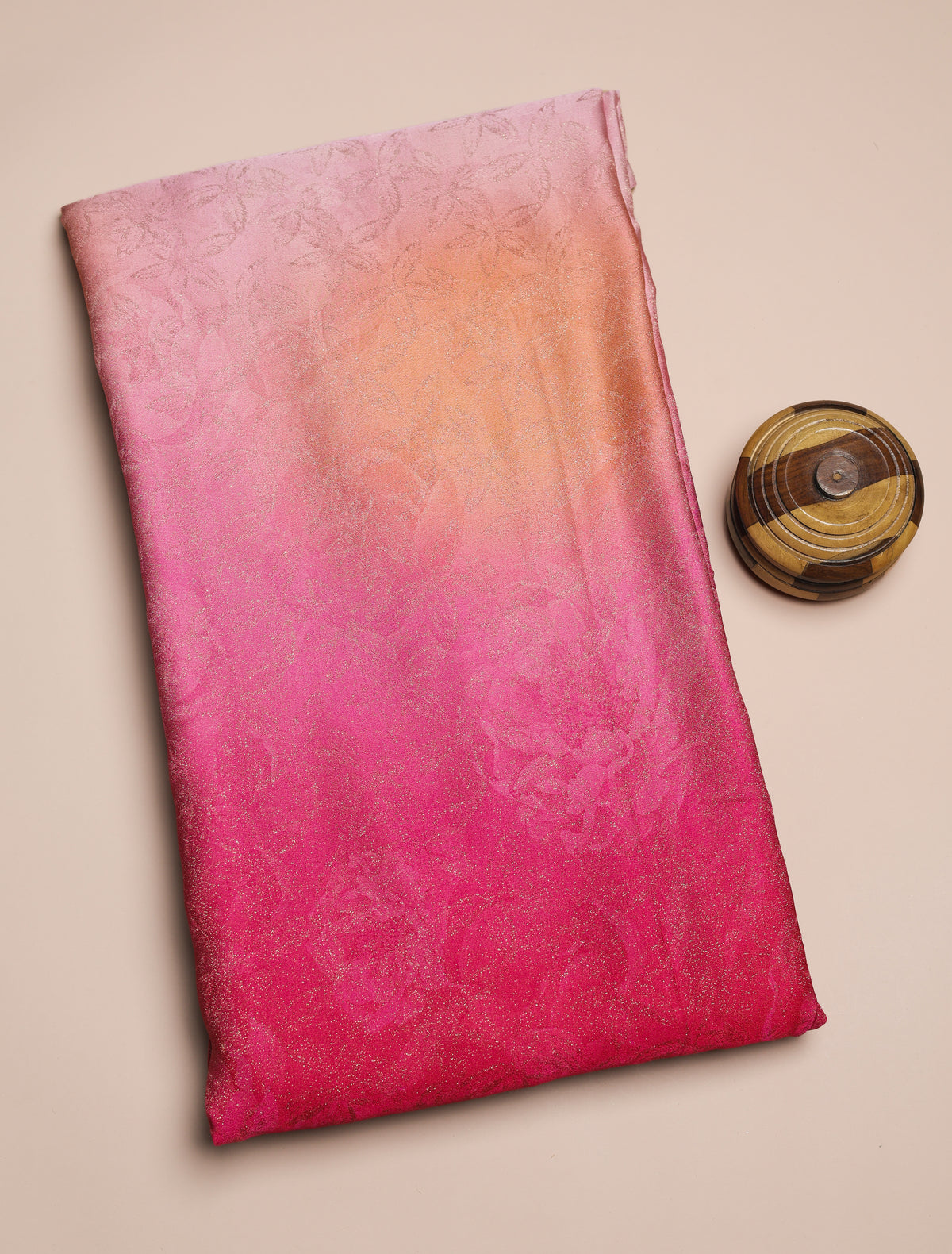 PREMIUM PURE DIOR SILK PRINTED FABRIC - PRE-CUT 4 MTRS PIECE