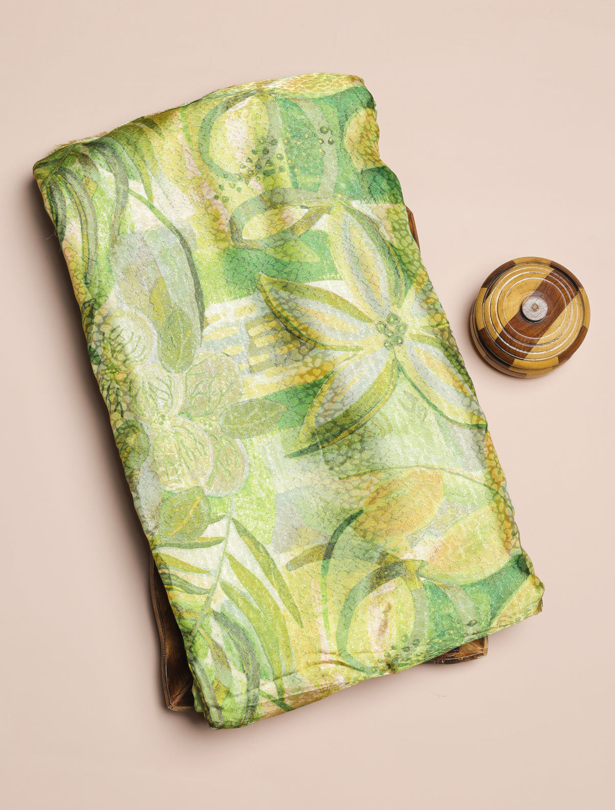 CREPE VISCOSE JACQUARD DIGITAL PRINTED FABRIC