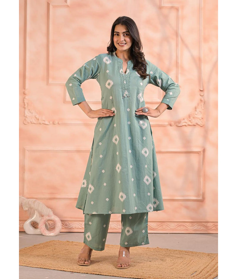 cotton kurti set