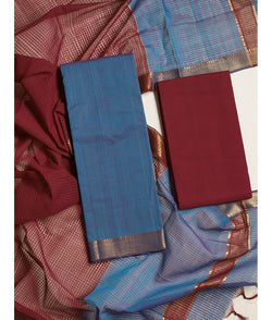 pure handloom mangalgiri suit set