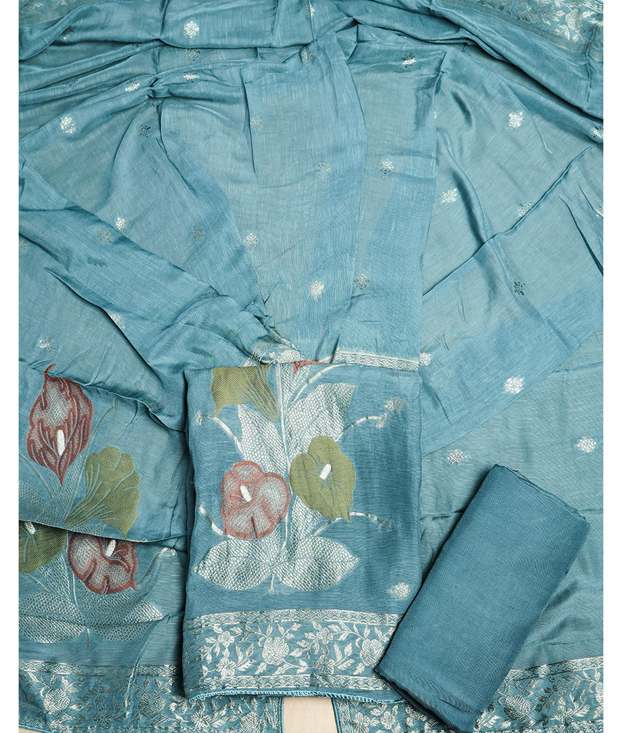 VISCOSE LINEN SLUB SUIT SET