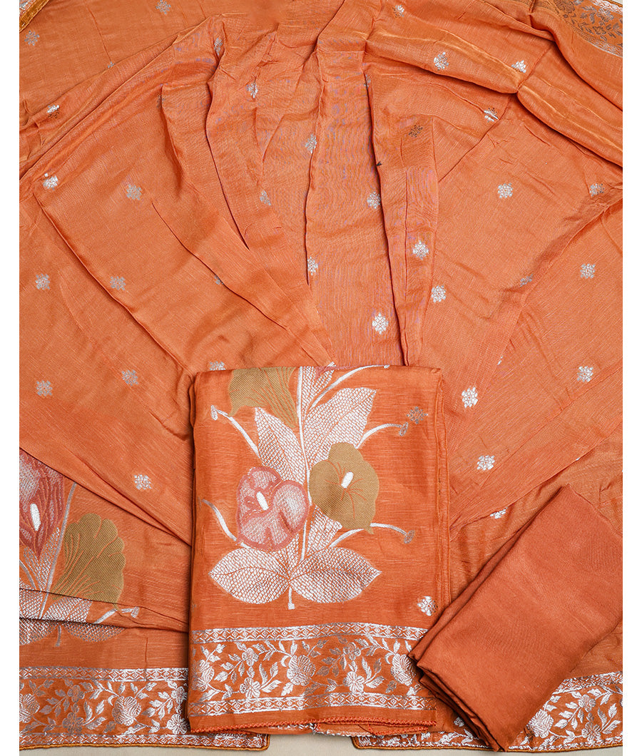 VISCOSE LINEN SLUB SUIT SET