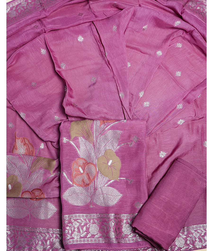 VISCOSE LINEN SLUB SUIT SET
