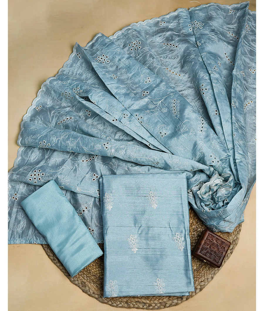 KOTHA SILK EMBROIDERED SUIT SET