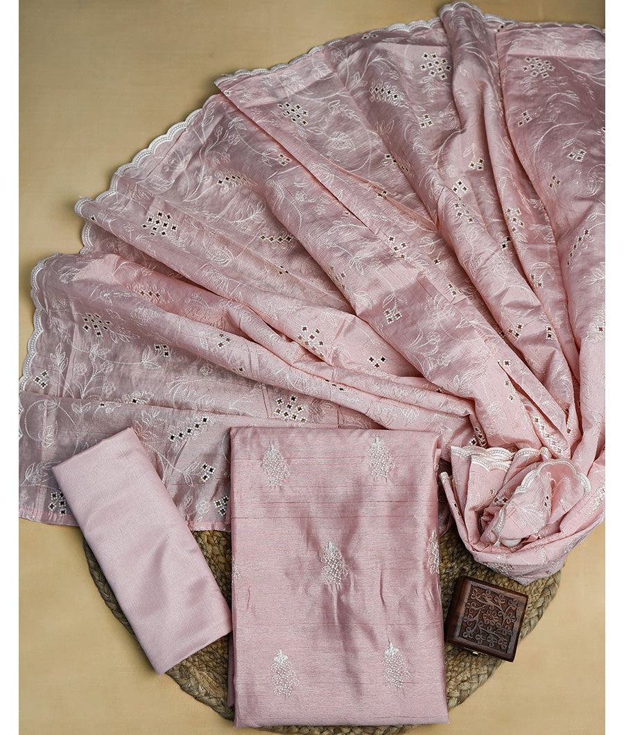 KOTHA SILK EMBROIDERED SUIT SET