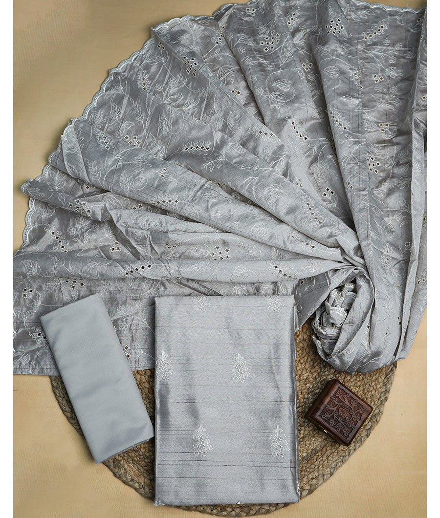 KOTHA SILK EMBROIDERED SUIT SET